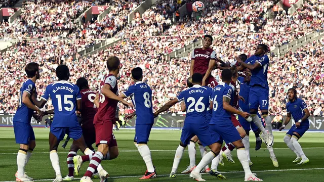 Foto: Aksi 10 Pemain West Ham saat Getok Chelsea di Liga Inggris 2023/2024