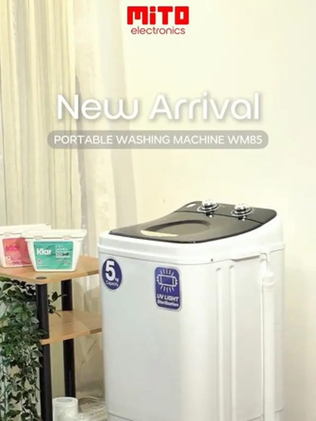 MITO WM85 Portable Washing Machine (Instagram mito.id)