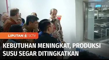 Dalam 6 tahun terakhir, kebutuhan susu nasional terus meningkat sebesar 6 persen setiap tahun. Kebutuhan itupun terus dipenuhi produsen produk susu dengan meningkatkan kapasitas produksi.