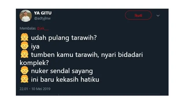 6 Drama Pasangan Kekasih Usai Pulang Tarawih Ini Bikin Tepuk Jidat