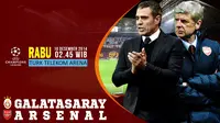Galatasaray vs Arsenal (Liputan6.com/Ari WIcaksono)
