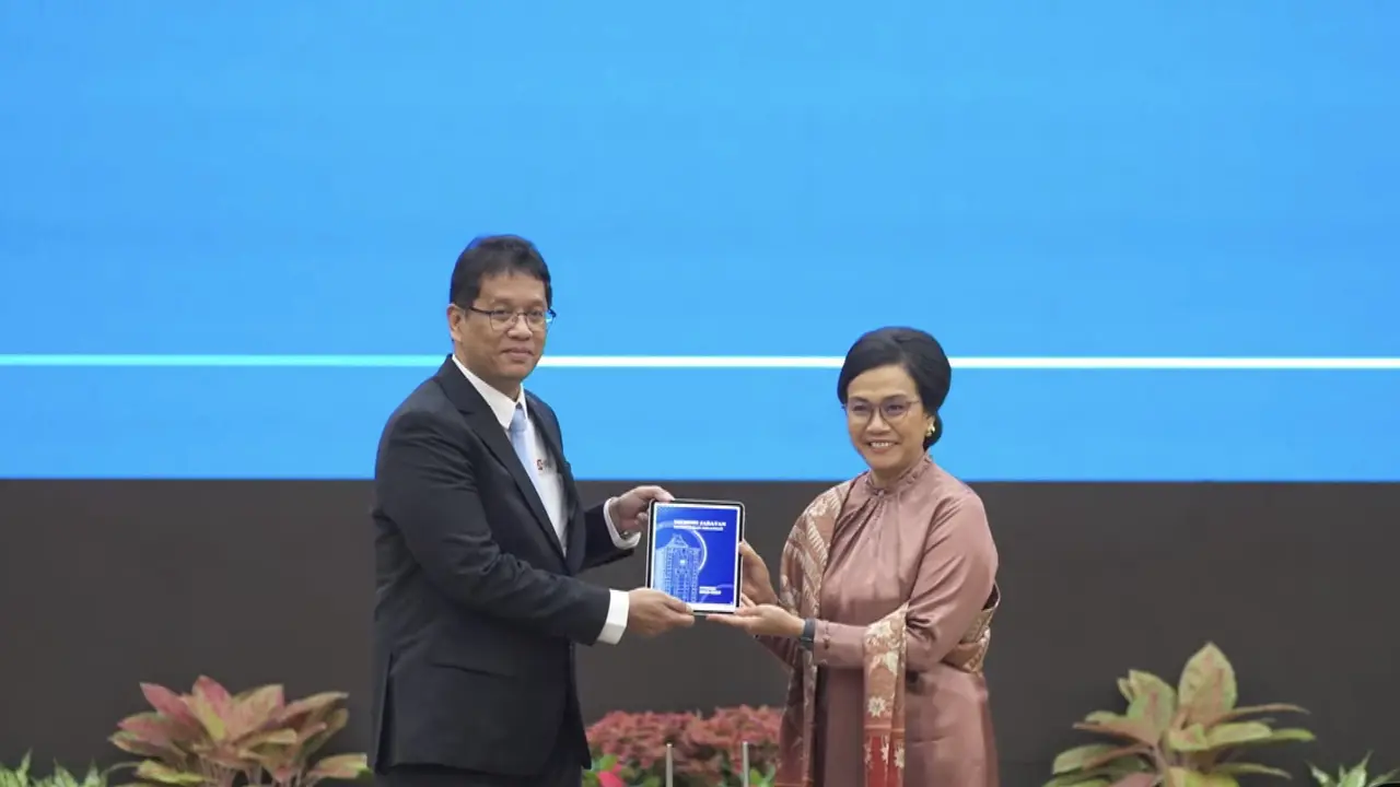 Serah Terima Jabatan Menteri Keuangan dari Sri Mulyani Indrawati kepada Purbaya Yudhi Sadewa