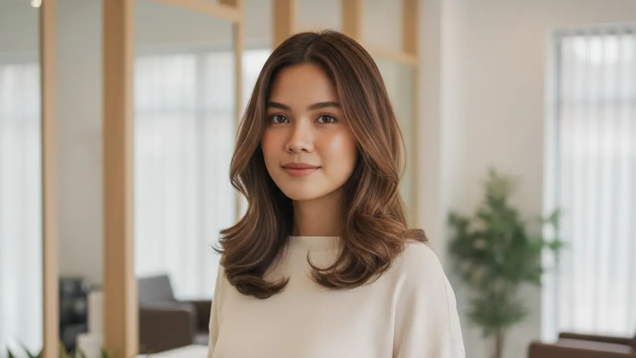 Model Rambut Wanita Panjang Lurus Tipis