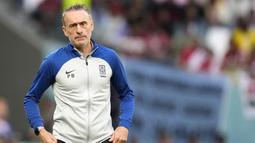 Ekspresi pelatih Timnas Korea Selatan, Paulo Bento dalam pertandingan Grup H Piala Dunia 2022 melawan Timnas&nbsp;Uruguay yang berlangsung di Education City Stadium, Qatar, Kamis (24/11/2022). (AP Photo/Lee Jin-man)