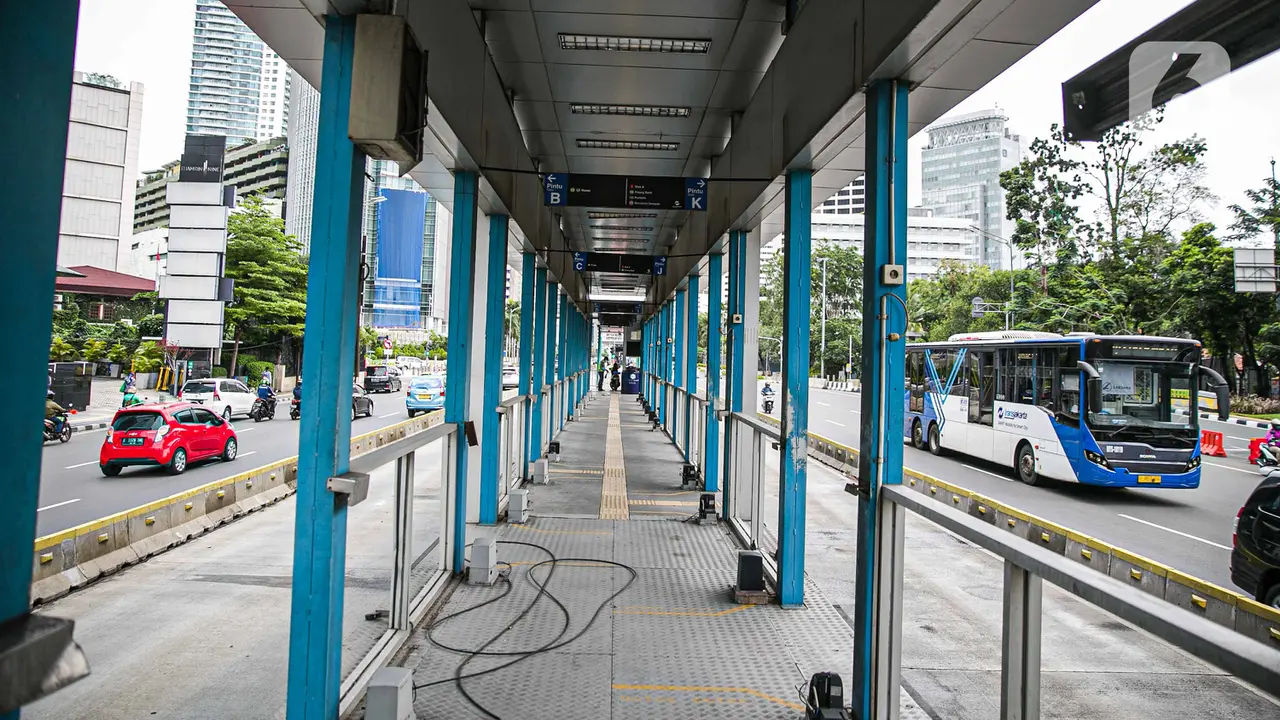 Kondisi Halte Transjakarta Tosari Lama