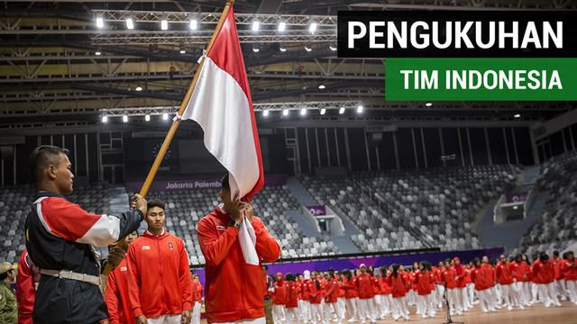 Berita video seremoni pengukuhan kontingen tim Indonesia untuk Asian Games 2018 di Jakarta, Minggu (5/8/2018).