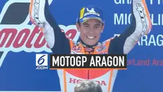 Marc Maquez tampil memukau di  sirkuit Motorland. Marquez sukses finis engan catatan waktu hampir 42 menit.