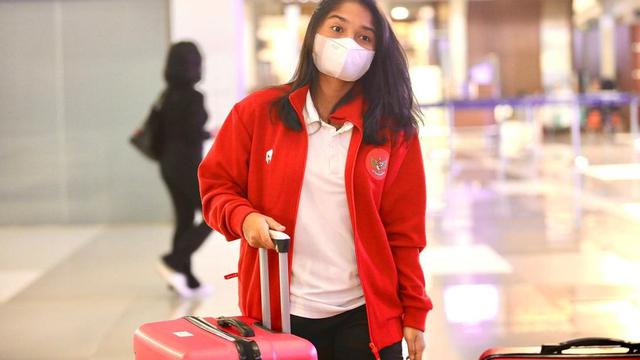 5 Potret Ade Mustika Berseragam Timnas Indonesia, Pemain Arema Woman