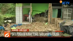 Sementara tubuh istri korban terpental keluar rumah sejauh 10 meter hingga mengalami patah di bagian tangan.