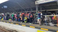Stasiun Gubeng Surabaya. (Istimewa)