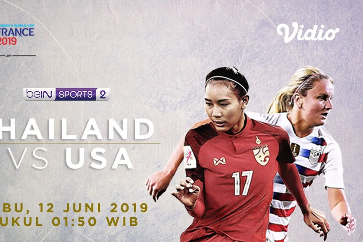 Piala Dunia Wanita 2019 USA Vs Thailand