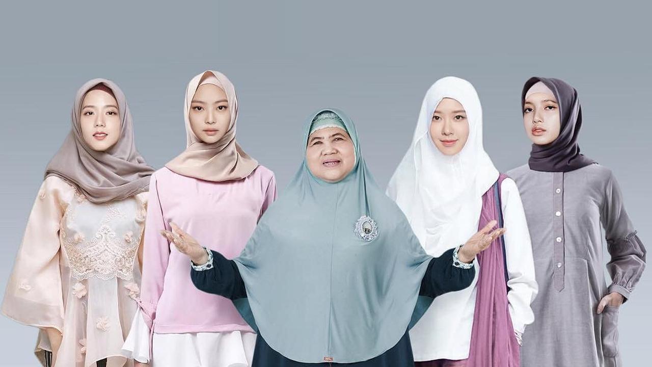 6 Editan Foto Blackpink Tampil Solehah Ini Kocak, Netizen: Bak Ibu-Ibu Pengajian