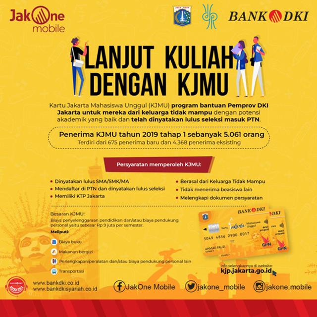 Dukung Warga DKI Kuliah, Pemprov DKI Sukses Salurkan 12 Ribu Lebih Kartu Jakarta Mahasiswa Unggul