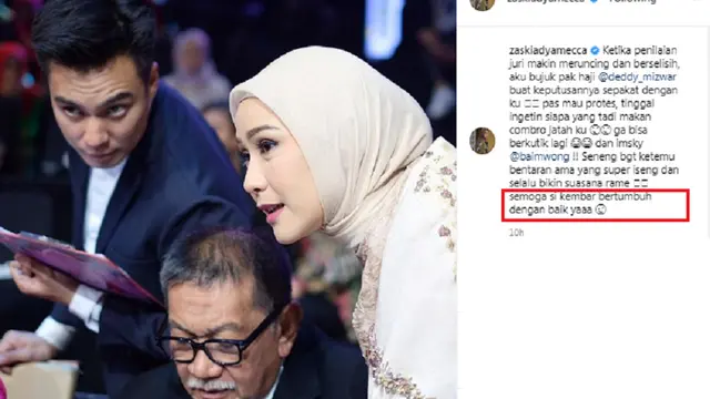 Zaskia Adya Mecca, Deddy Mizwar, Baim Wong