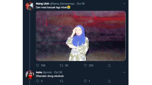 Viral Foto Horor Gadis di Parangtritis, Warganet Malah Bikin Editan Nyeleneh