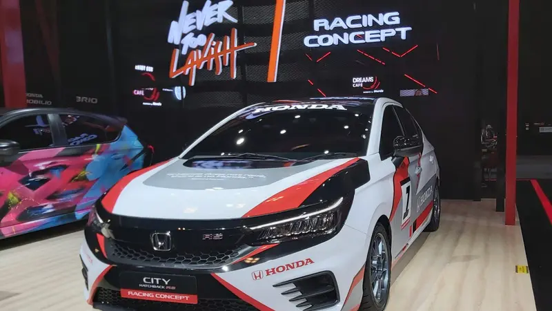 Honda City Hatchback dengan mengusung tema Racing Concept 2022