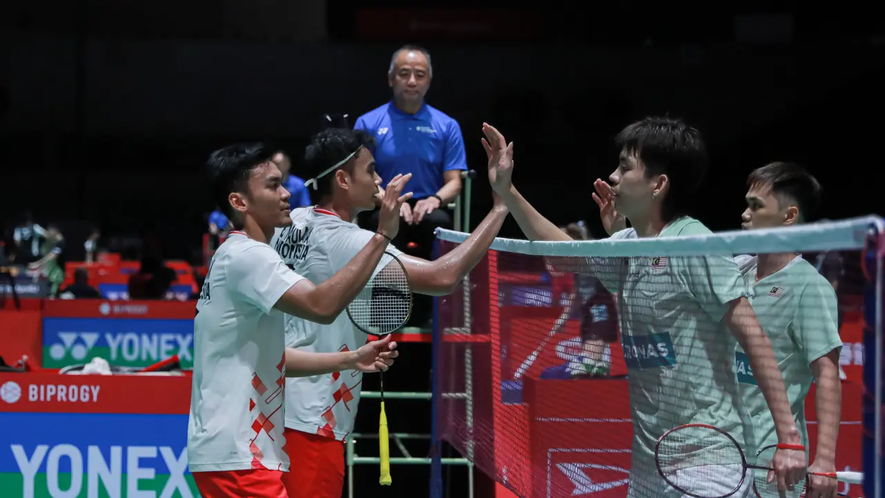 Bagas Maulana/Muhammad Shohibul Fikri - Japan Open 2023 - Bulu Tangkis