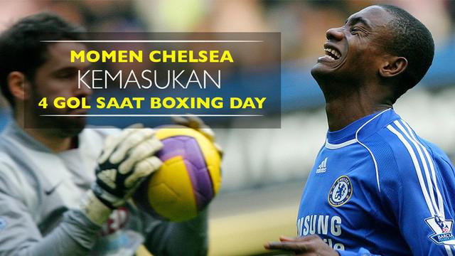 Video momen Chelsea kemasukan 4 gol oleh Aston Villa pada laga Boxing Day 2007.