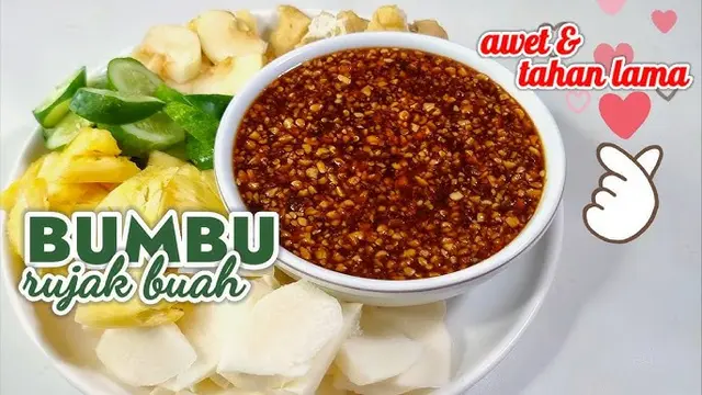 Bumbu Rujak Buah Gula Merah