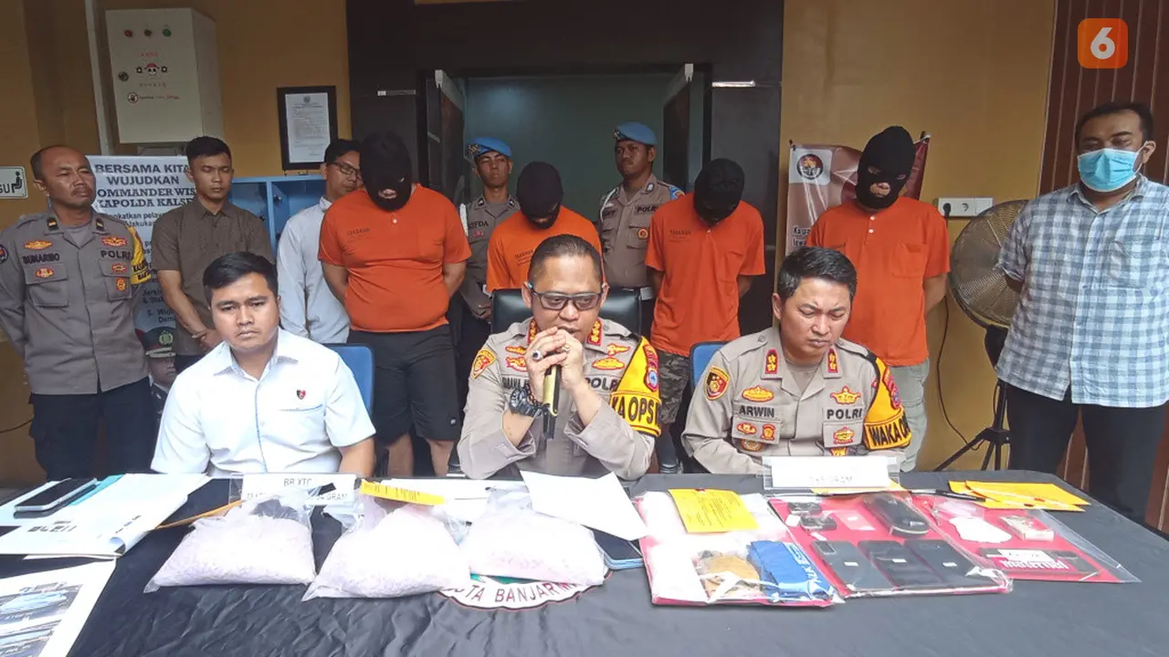 Narkotika Polresta Banjarmasin Kalimantan Selatan Kalsel