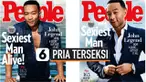 Penyanyi dan Aktor, John Legend, didaulat menjadi pria terseksi versi majalah People. Namun, gelar ini disambut senang dan sedih oleh John, karena banyak tekanan disaat yang bersamaan.