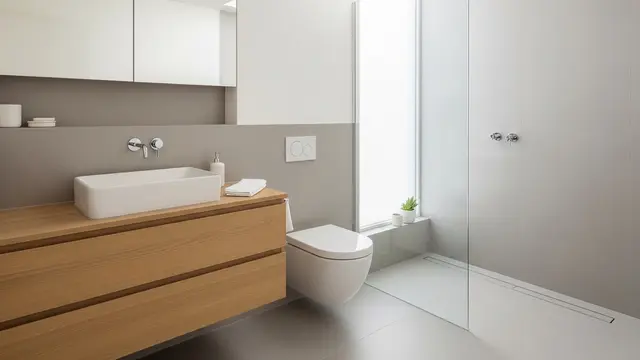 Trik agar Kamar Mandi Kecil Jadi Luas/AI Generated