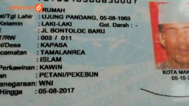  Lelaki tunanetra itu menyodorkan KTP-nya. Tertulis di kolom nama adalah Rumah. Ia adalah warga Makassar, Sulawesi Selatan. Ia memiliki kartu kendali beras miskin, program dari Badan Pemberdayaan Masyarakat (BPM) Makassar.