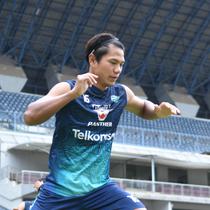Bek Persib Bandung, Achmad Jufriyanto. (Bola.com/Muhammad Faqih)