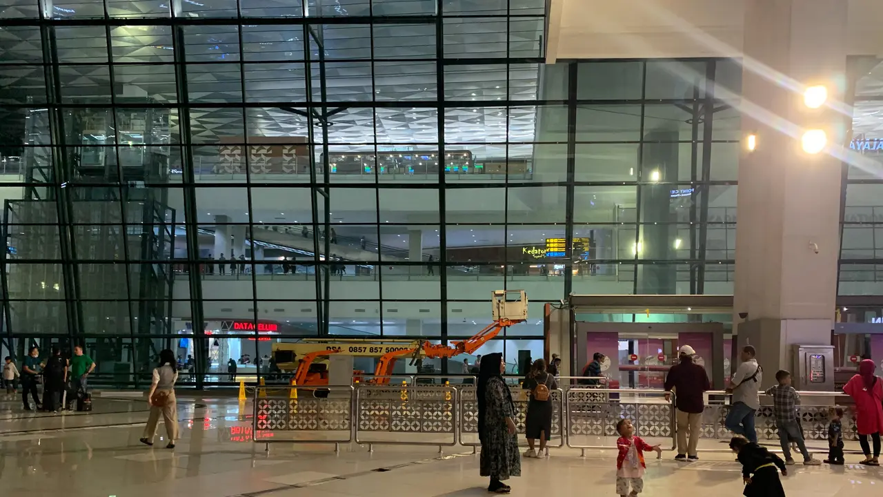 Suasana Bandara Soekarno Hatta Jelang Kedatangan Timss Argentina