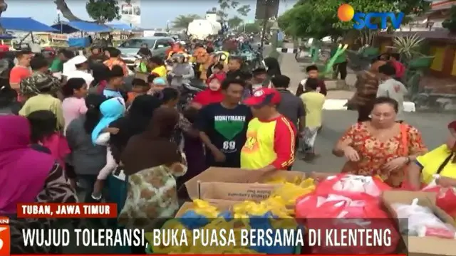 Buka puasa bersama  di klenteng ini adalah wujud dari  kerukunan antar umat beragama yang saling menghormati keyakinan antar umat beragama.