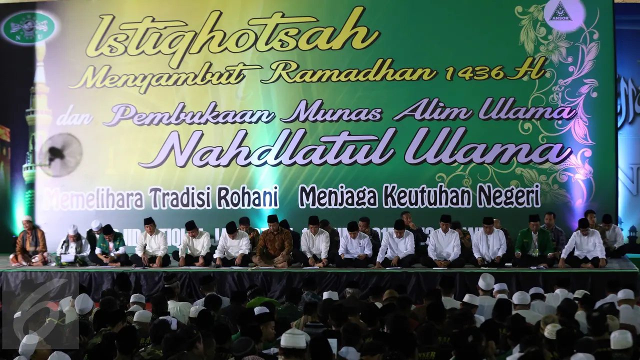 Presiden Jokowi Istighosah Bersama Tokoh NU
