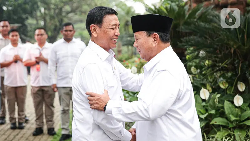 Jalin Silaturahmi Politik, Wiranto Sambangi Kediaman Prabowo di Hambalang