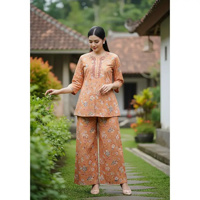 Outfit Ibu-Ibu Desa Modis. Foto: Gemini