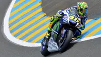Valentino Rossi, menjadi yang tercepat di MotoGP Prancis pada tahun 2008. (AFP/Jean-Francois Monier)