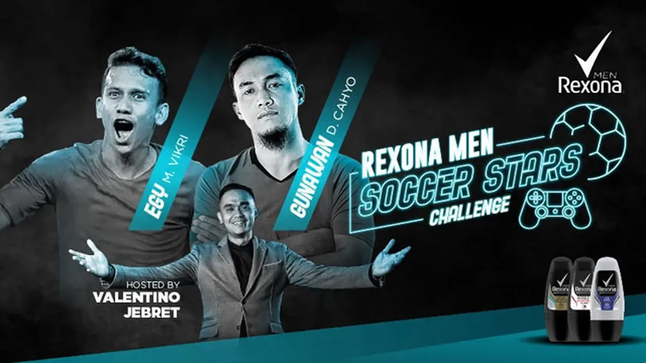 Cetak 5 Gol, Egy Maulana Vikri Menang Telak Atas Gunawan di Rexona Men Soccer Stars Challenge