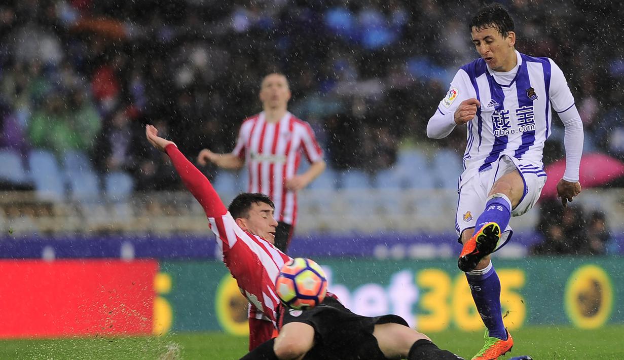 6. Mikel Oyarzabal (Real Sociedad) - 6 Gol. (AFP/Ander Gillenea)