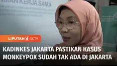 Kepala Dinas Kesehatan DKI Jakarta, Ani Ruspitawati memastikan kasus mpox sudah selesai dan tidak ada lagi di Jakarta. Sementara itu, Pemerintah sedang menyiapkan strategi penanganan dengan melakukan pengadaan 1.600 dosis vaksin mpox dari Denmark unt...