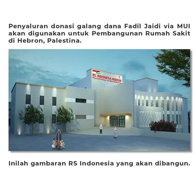 Fadil Jaidi Mulai Salurkan Donasi yang Terkumpul untuk Palestina