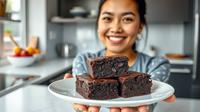 resep brownies kukus chocolatos ©Ilustrasi dibuat AI