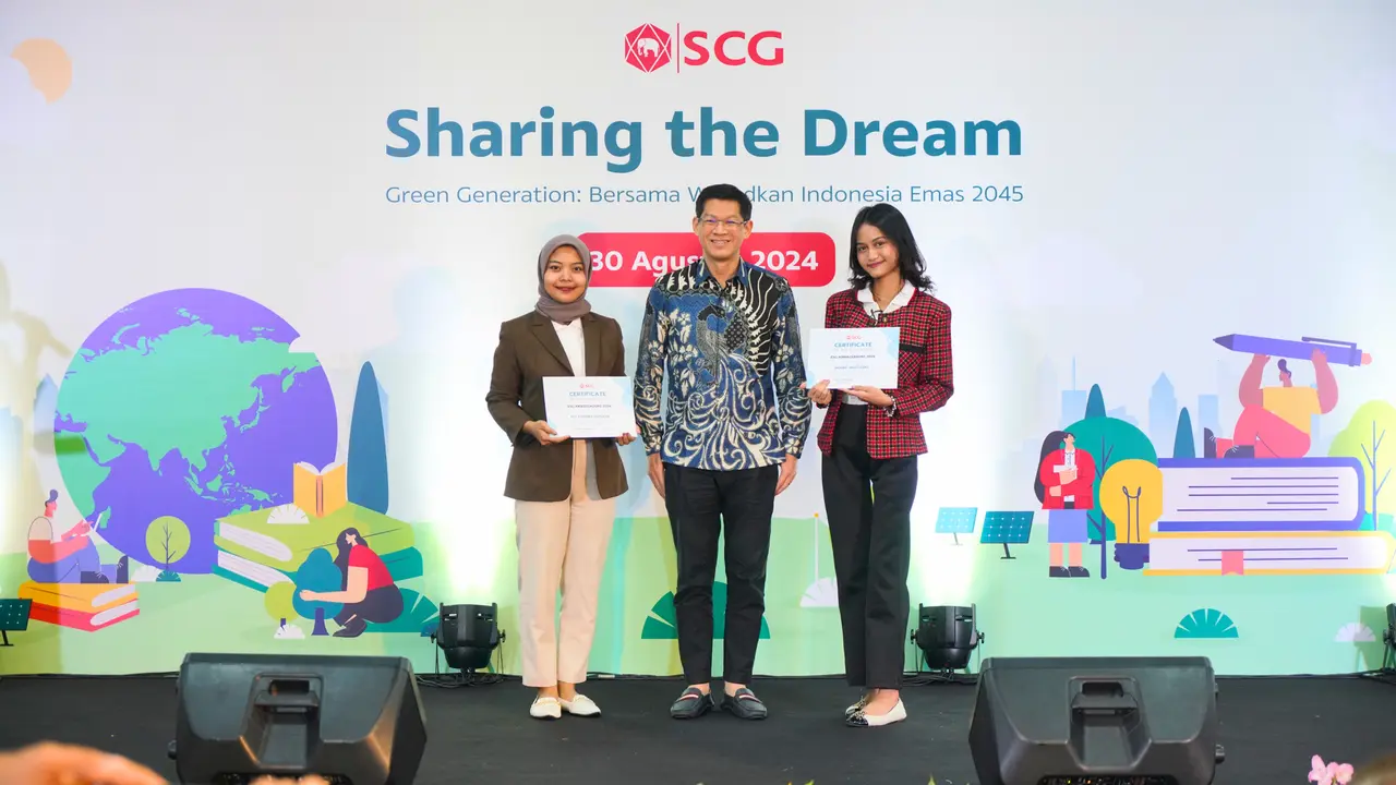 SCG kembali meluncurkan program beasiswa SCG Sharing the Dream 2025, bertepatan dengan Hari Pendidikan Nasional. (Dok SCG)