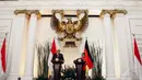 Menteri Luar Negeri, Retno LP Marsudi melakukan pertemuan dengan Menlu Jerman H.E. Frank Walter, Jakarta, Senin (3/11/2014). (Liputan6.com/Faizal Fanani)