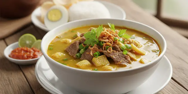 8 Resep Soto Daging Madura Kuah Segar Kaya Rempah, Favorit Keluarga