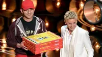 Uang Tip Rp 11 Juta untuk Si Pengantar Pizza di Oscar 2014