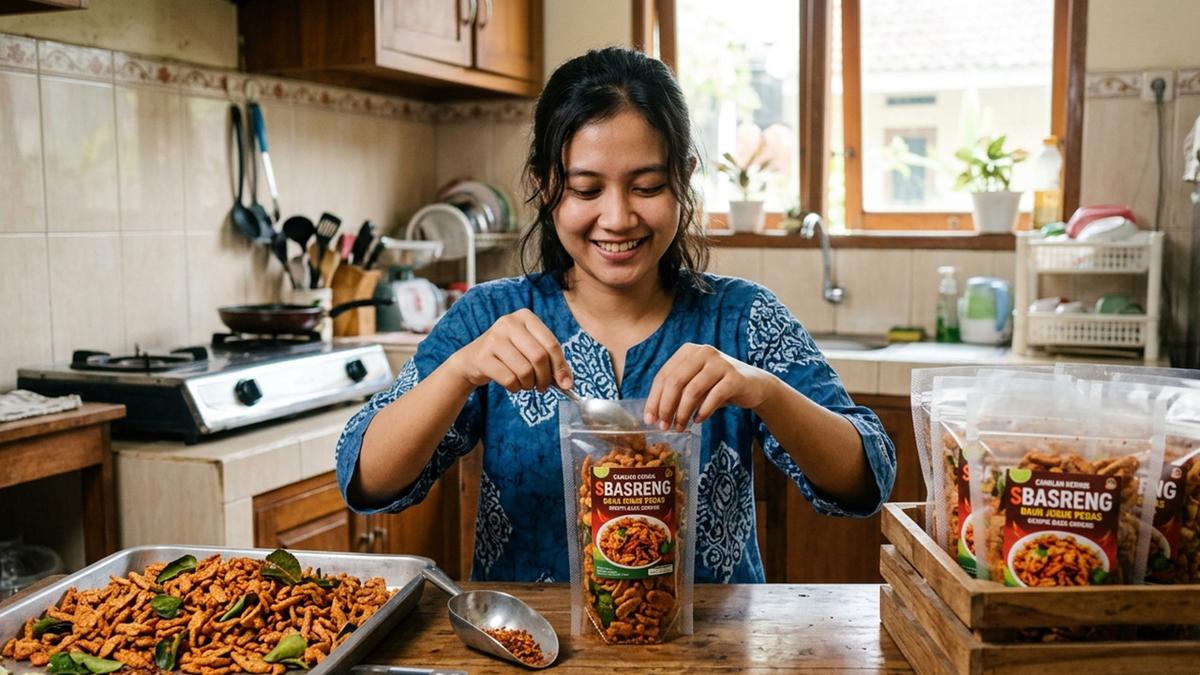 8 Ide Usaha Camilan Kering Modal 500 Ribu dengan Kemasan Standing Pouch