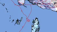 Gempa Guncang Kepulauan Aru Maluku, Magnitudo 5,1 Berpusat di Laut