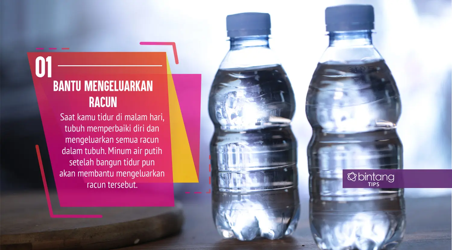 Ini manfaat yang kamu dapat kalau minum air putih setelah bangun tidur. (Foto: Deki Prayoga, Digital Imaging: Nurman Abdul Hakim/Bintang.com)