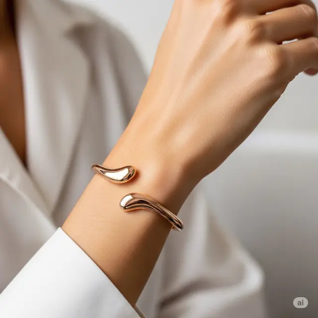 Gelang Croissant Curve Bangle