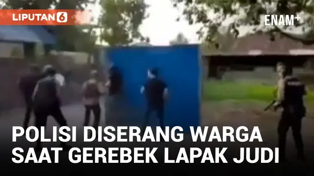 Gerebek Lapak Judi dan Narkoba di Deli Serdang, Polisi Dilempari Batu oleh Warga