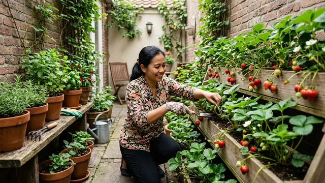 Cara Merawat Tanaman Strawberry
