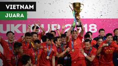 Berita video Vietnam keluar sebagai juara Piala AFF 2018 setelah menang agregat atas Malaysia 3-2, Sabtu (15/12/2018)